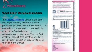 Veet Hair Removal Cream: Effortless Hair Removal for Smooth Skin
