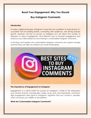 Buying Instagram Comments | Viewtiful Day