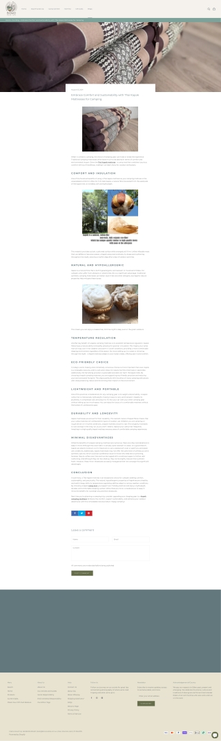 Shop Thai Kapok Mattress & Kapok Camping Mattress for Your Boho Road Trip!