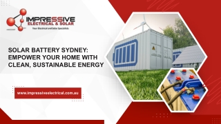 Solar Battery Sydney