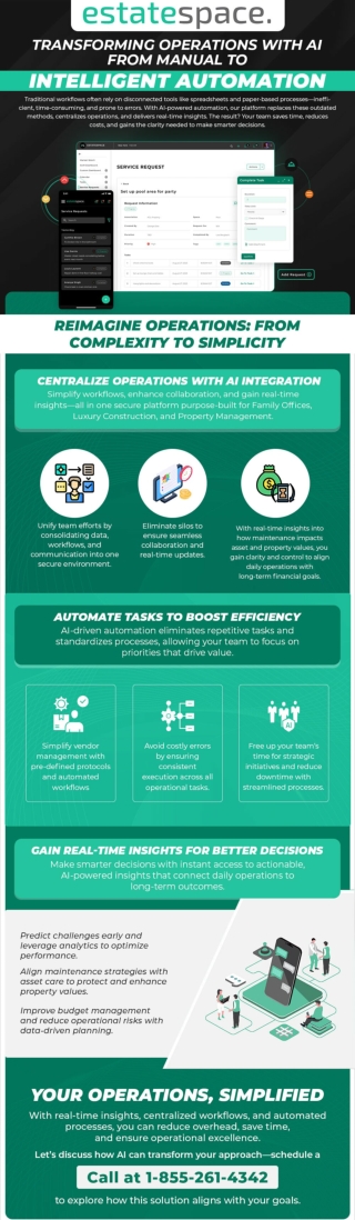 Transform Your Operations with AI-Powered Automation with EstateSpace