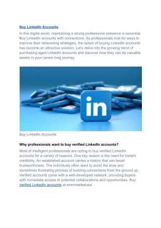 Top 11 Best sites to buy verified linkedin accounts-100% verified (personal & business)