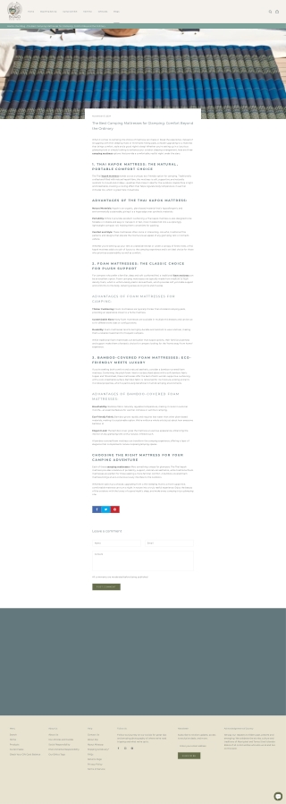 Camping Mattress, Kapok Mattress & Foam Mattress – Boho Road Trip Essentials!