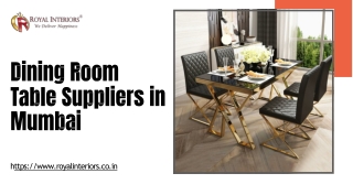 Dining Room Table Suppliers in Mumbai