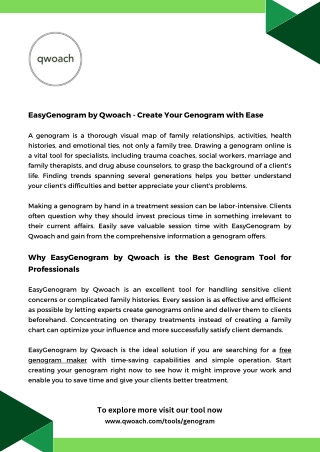 Visualize Your Family and Social Networks With Genogram Maker