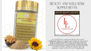 Beauty And Wellness Supplements PPT