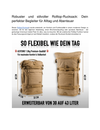 Robuster und stilvoller Rolltop-Rucksack_ Dein perfekter Begleiter für Alltag und Abenteuer (1)