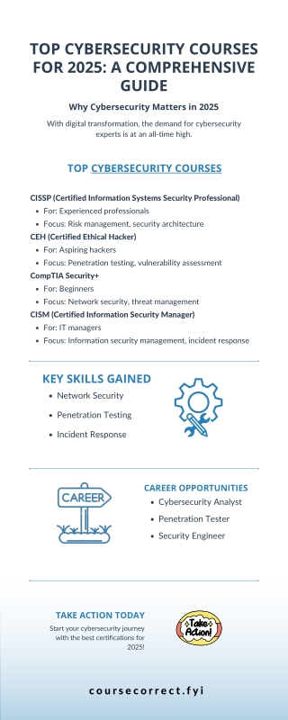 Top Cybersecurity Courses for 2025