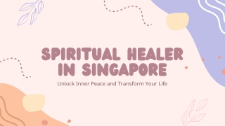 Spiritual Healer in Singapore