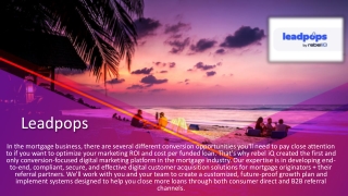 Loan Officer Social Media Marketing - Leadpops