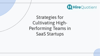 How to Build a Winning Teams for SaaS Startups