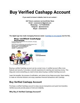 Buy Verified Cashapp Account (40)