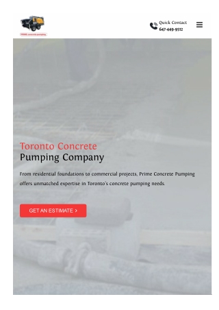 Toronto Concrete Pumping Company