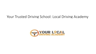 Local Driving School Heatherton