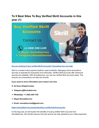 To 9 Best Sites To Buy Verified Skrill Accounts in this year (1) (2)