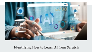 Identifying How to Learn AI from Scratch
