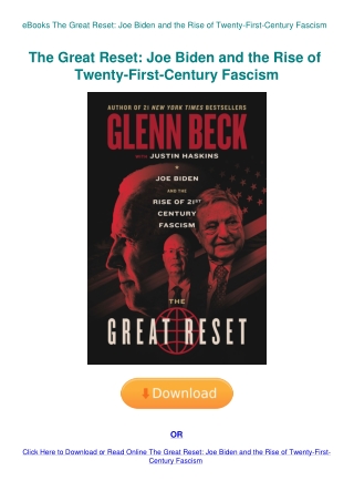 eBooks The Great Reset Joe Biden and the Rise of Twenty-First-Century Fascism