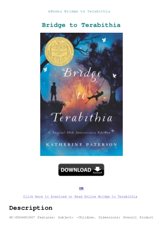 eBooks Bridge to Terabithia
