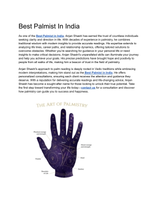Best Palmist In India