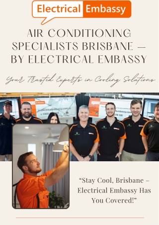 Air Conditioning Specialists Brisbane – By Electrical Embassy