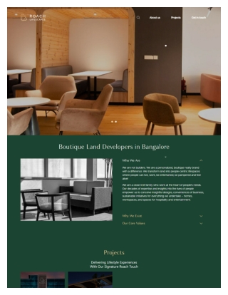 Roach Lifescapes is among one of the Best Real Estate Builders in Bangalore