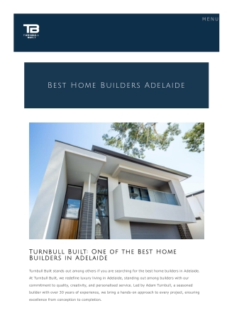 Best home builders adelaide