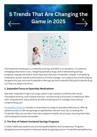 5 Trends That Are Changing the Game in 2025