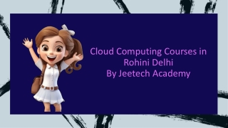 Cloud Computing Courses in Rohini Delhi