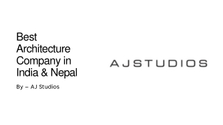 Best Architecture Company in India & Nepal