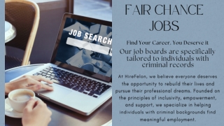 Fair Chance Jobs