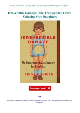 Books Irreversible Damage The Transgender Craze Seducing Our Daughters