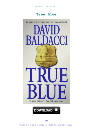 Books True Blue