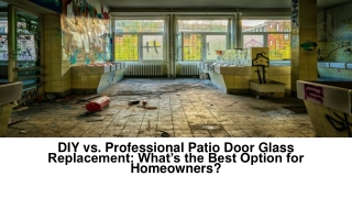 DIY vs. Professional Patio Door Glass Replacement: What’s the Best Option for Ho