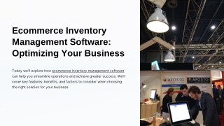 Ecommerce Inventory Management Software: Optimize Your Business with Afosto