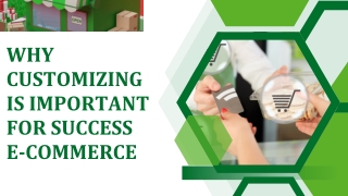 Why Customizing Is Important for Success E-Commerce
