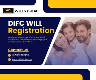 DIFC Will Registration Services in Dubai