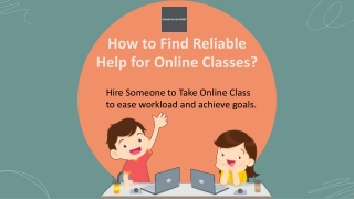 How to Find Reliable Help for Online Classes