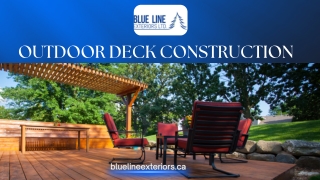 outdoor deck construction
