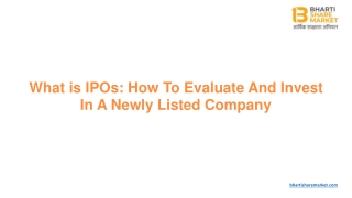 Understanding IPOs_ How To Evaluate And Invest In A Newly Listed Company
