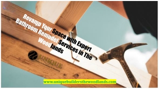 Expert Bathroom Remodel Services in The Woodlands