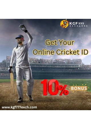 Get Your Online Cricket ID with a 10% Bonus!