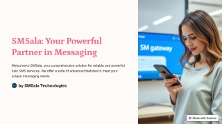 SMSala: Your Powerful Partner in Messaging