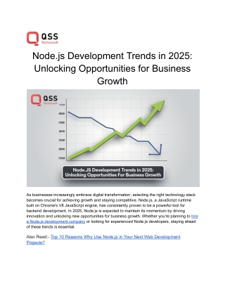Node.js Development Trends in 2025 Unlocking Opportunities for Business Growth