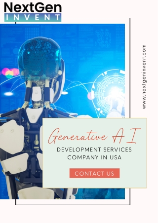 Generative AI Development Services Company In USA