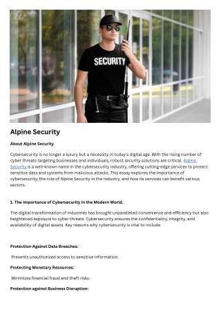Alpine Security
