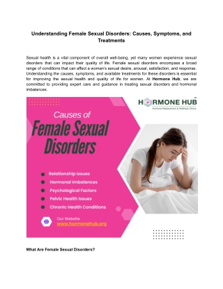 Understanding Female Sexual Disorders_ Causes, Symptoms, and Treatments