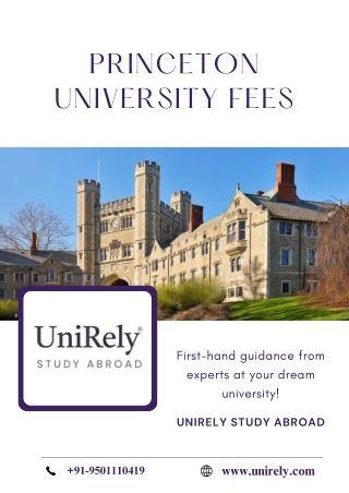 Princeton university fees