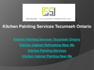 Kitchen Painting Services Tecumseh Ontario