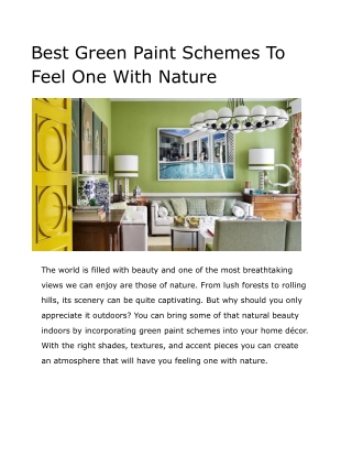 5 Of The Best Green Kitchen Wall Ideas That Look Gorgeous