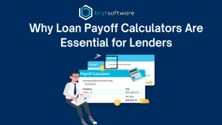 Why Loan Payoff Calculators Are Essential for Lenders